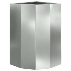 vidaXL Corner Planter Silver 30 x 30 x 50 cm Galvanised steel 5