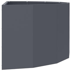 vidaXL Planter Anthracite 90 x 45 x 35 cm Steel 6