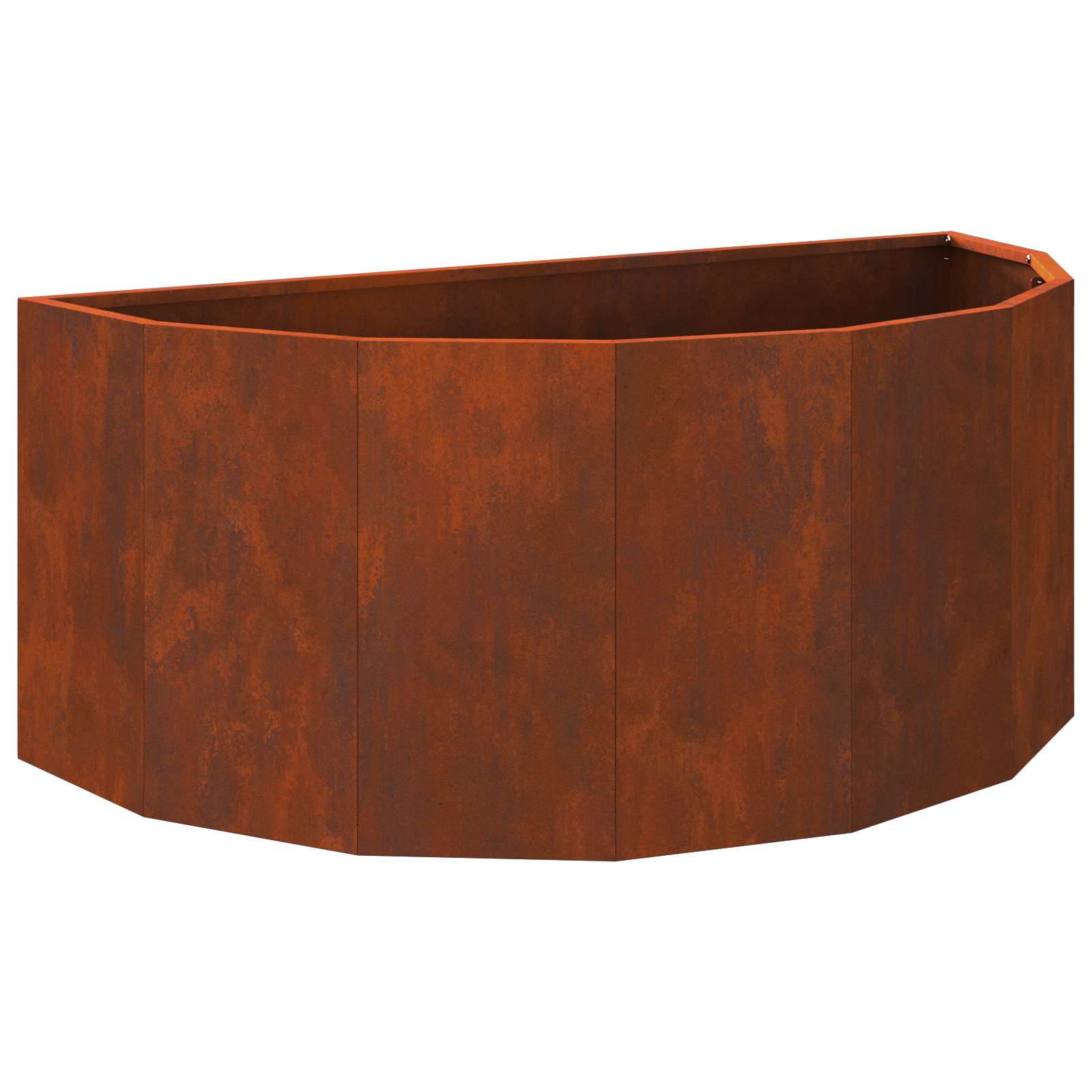 vidaXL Planter Rusty 90 x 45 x 35 cm Weathering Steel 2
