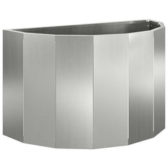 vidaXL Planter Silver 60 x 30 x 35 cm Galvanised Steel 2