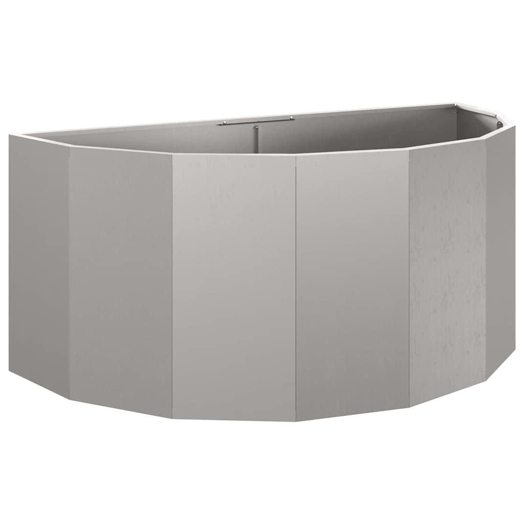 Planter 120 x 60 x 50 cm Steel Weathering steel