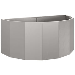 Planter 120 x 60 x 50 cm Steel Weathering steel