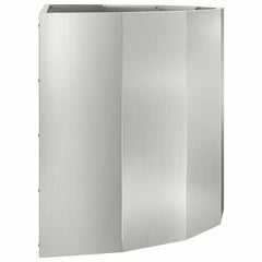 vidaXL Planter Silver 90 x 45 x 50 cm Galvanised Steel 6
