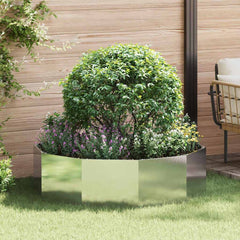 Planter 120 x 120 x 35 cm Steel Stainless steel