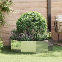 Planter 120 x 120 x 35 cm Steel Galvanised steel