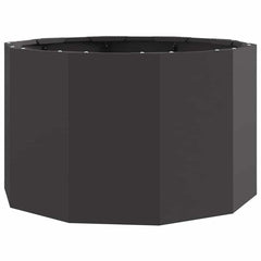 vidaXL Planter Black 60 x 60 x 35 cm Steel 2