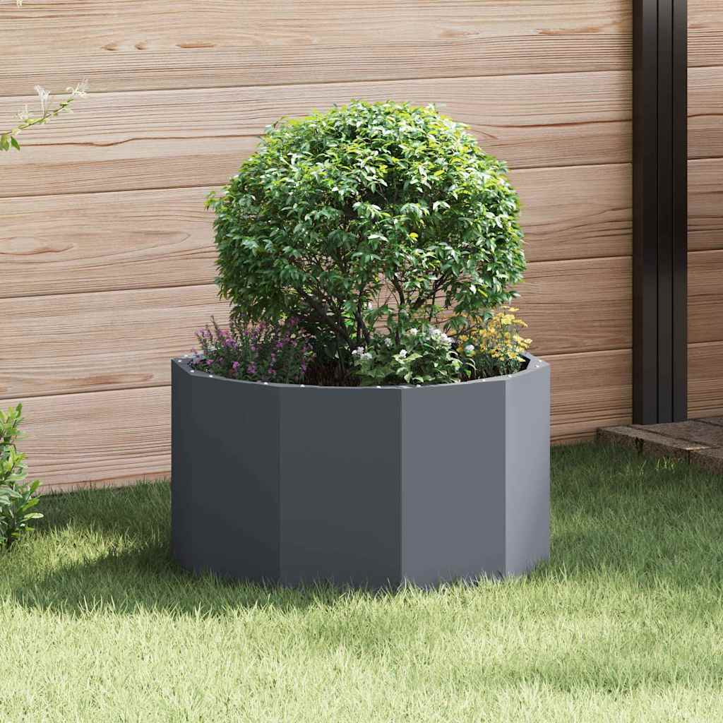vidaXL Planter Anthracite 60 x 60 x 35 cm Steel 1