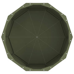 vidaXL Planter Olive Green 60 x 60 x 35 cm Steel 6