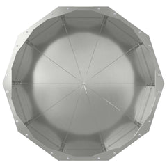 vidaXL Planter Silver 60 x 60 x 50 cm Galvanised Steel 6