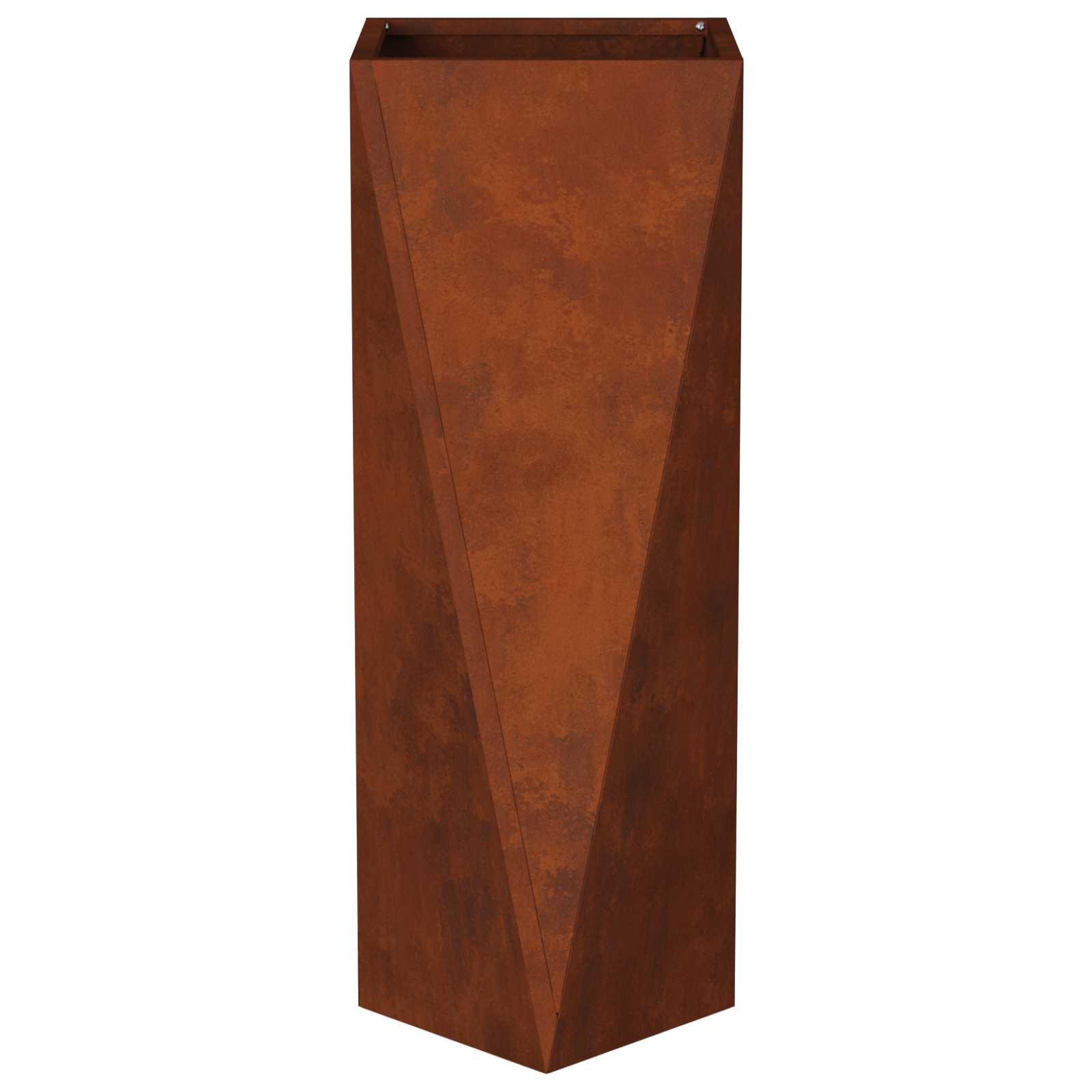 vidaXL Planter Rusty 30 x 30 x 75 cm Weathering Steel 6