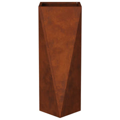 vidaXL Planter Rusty 30 x 30 x 75 cm Weathering Steel 6