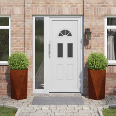 Planter Steel 2 pcs Width 40 cm Weathering steel 75 cm