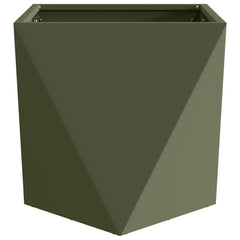 vidaXL Planter Olive Green 50 x 50 x 50 cm Steel 5