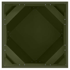 vidaXL Planter Olive Green 50 x 50 x 50 cm Steel 6