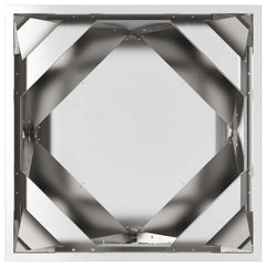 vidaXL Planter Silver 50 x 50 x 50 cm Galvanised Steel 6