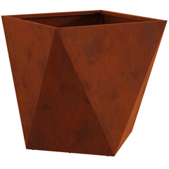 vidaXL Planter Rusty 50 x 50 x 50 cm Weathering Steel 2