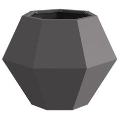 vidaXL Planter 2 pcs Black 50 x 50 x 40 cm Steel 6