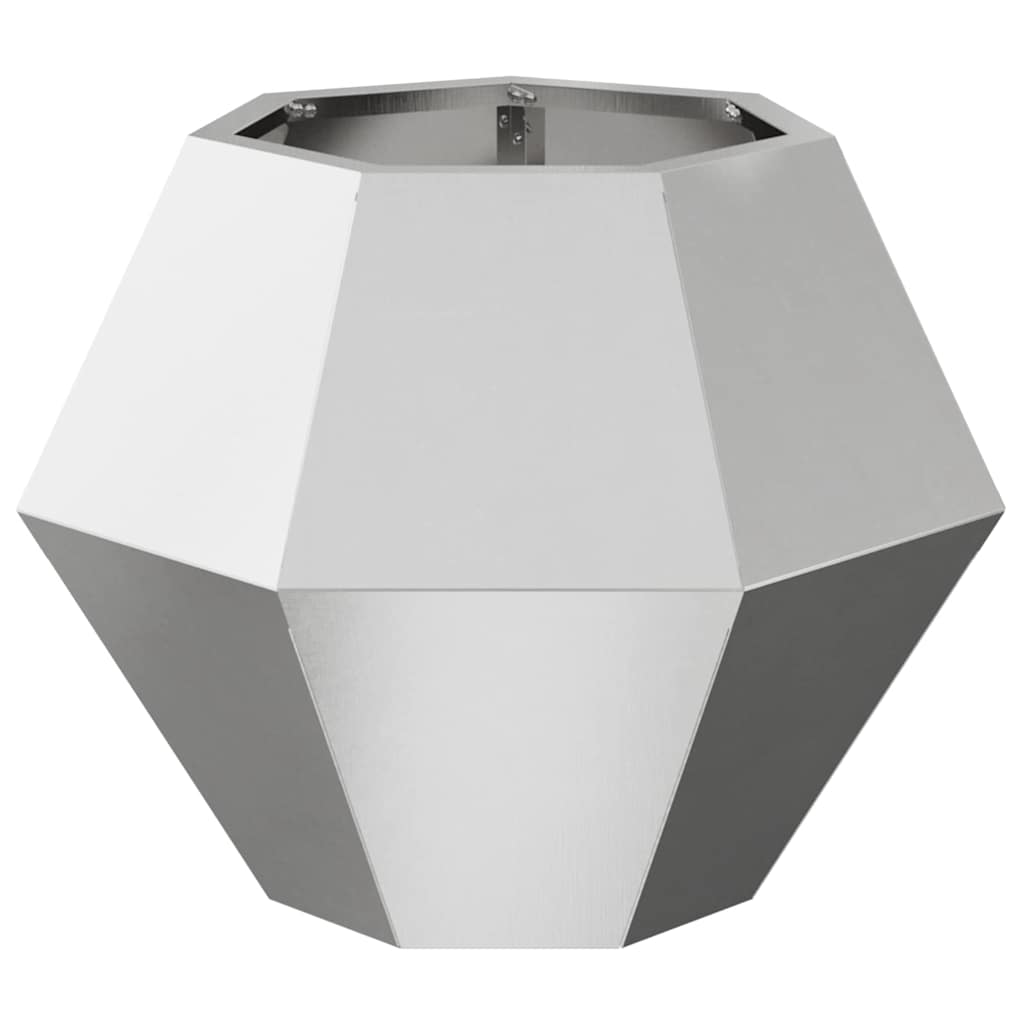 vidaXL Planter Silver 50 x 50 x 40 cm Stainless Steel 5