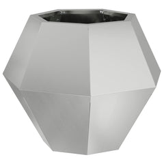 vidaXL Planter 2 pcs Silver 50 x 50 x 40 cm Galvanised Steel 5