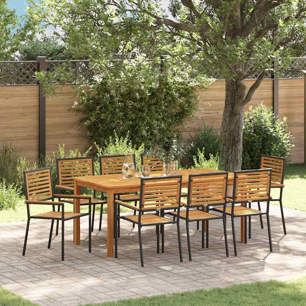 vidaXL Garden Dining Set 5 pcs Solid Acacia Wood