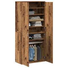 vidaXL Highboard 80 x 39 x 178 cm Engineered Wood Old Wood 3