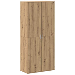 vidaXL Highboard 80 x 39 x 178 cm Engineered Wood Artisan Oak 2