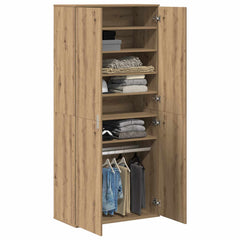 vidaXL Highboard 80 x 39 x 178 cm Engineered Wood Artisan Oak 3