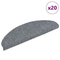 Stair Mats Self-adhesive 20 pcs in Light Grey