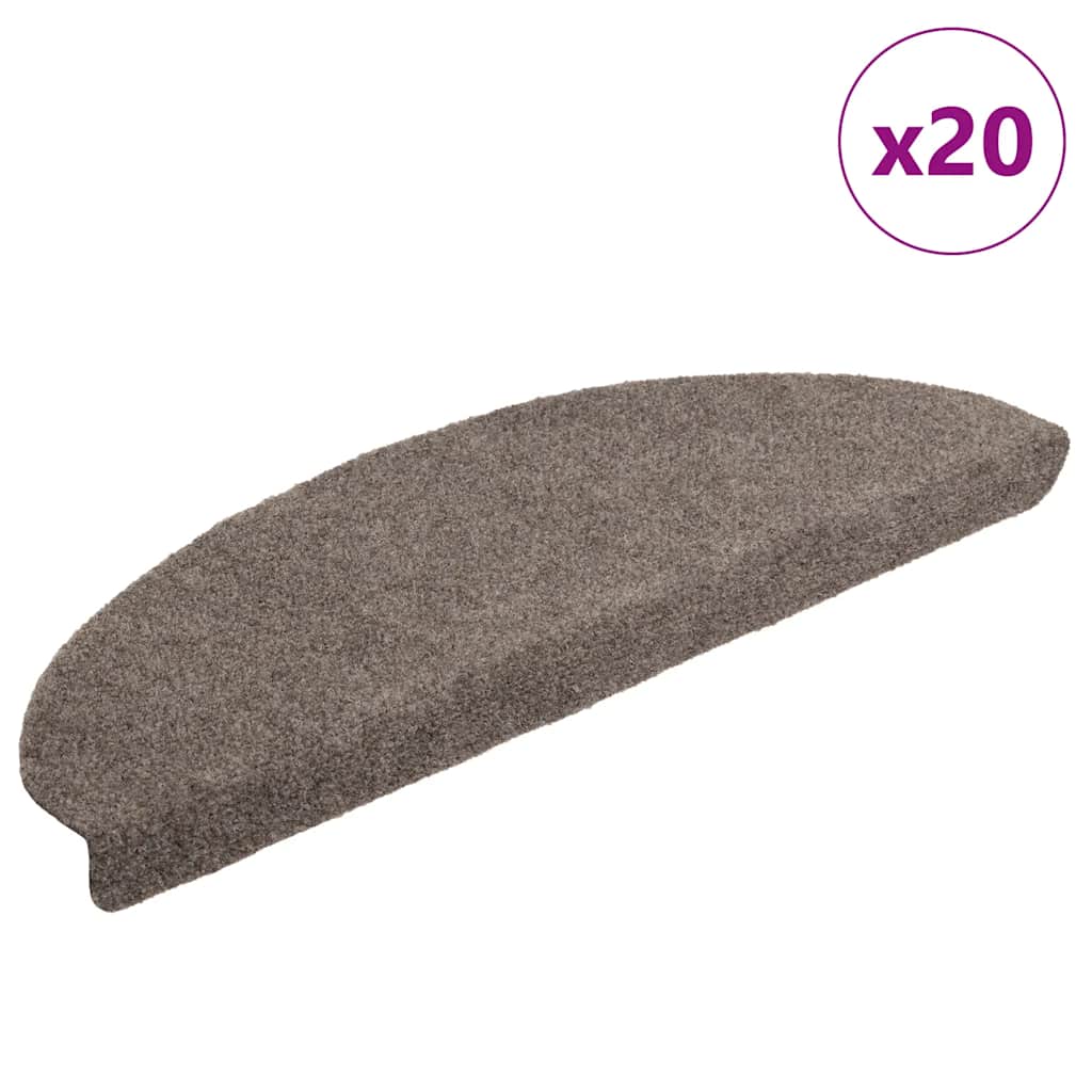 Stair Mats Self-adhesive 20 pcs in Beige