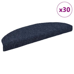 Stair Mats Self-adhesive 65x21x4 cm 30 pcs Blue
