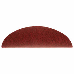 vidaXL Stair Mats Self-adhesive 20 pcs 56x17x3 cm Bordeaux Red Half Round 4