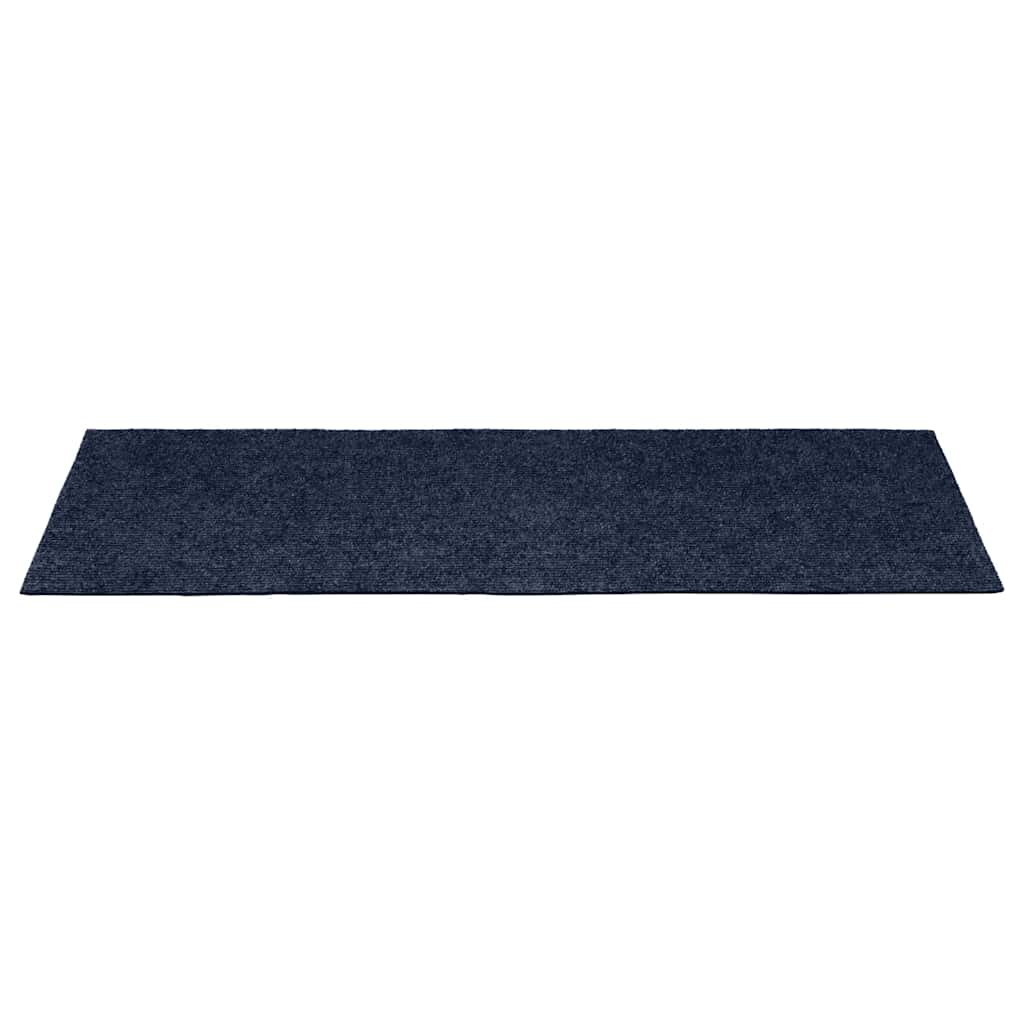 vidaXL Stair Mats Self-adhesive 30 pcs 60x25 cm Navy Rectangular 4