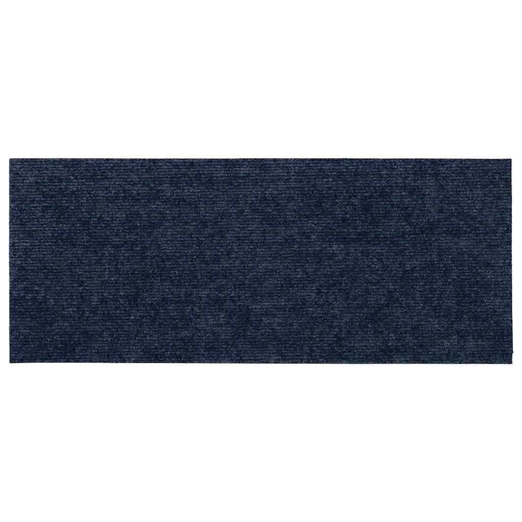 vidaXL Stair Mats Self-adhesive 30 pcs 60x25 cm Navy Rectangular 5