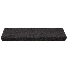 vidaXL Stair Mats Self-adhesive 20 pcs 65x21x4 cm Black Rectangular Edge 3