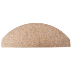 vidaXL Stair Mats Self-adhesive 20 pcs Beige 65x22,5x3,5 cm 6