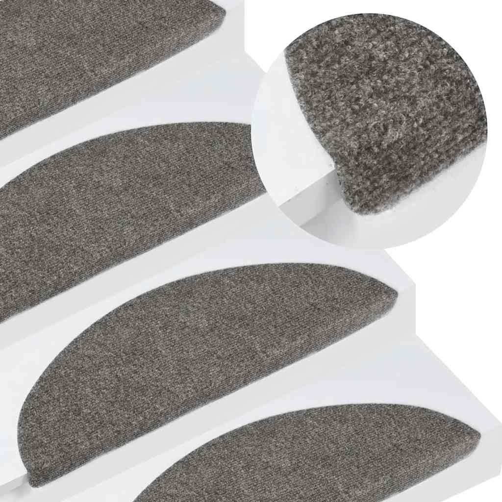 Stair Mats Self-adhesive in Grey