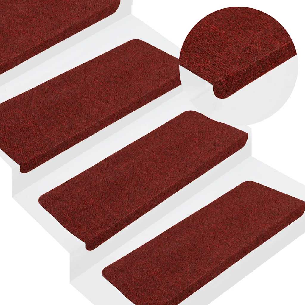 Stair Mats Self-adhesive in Red