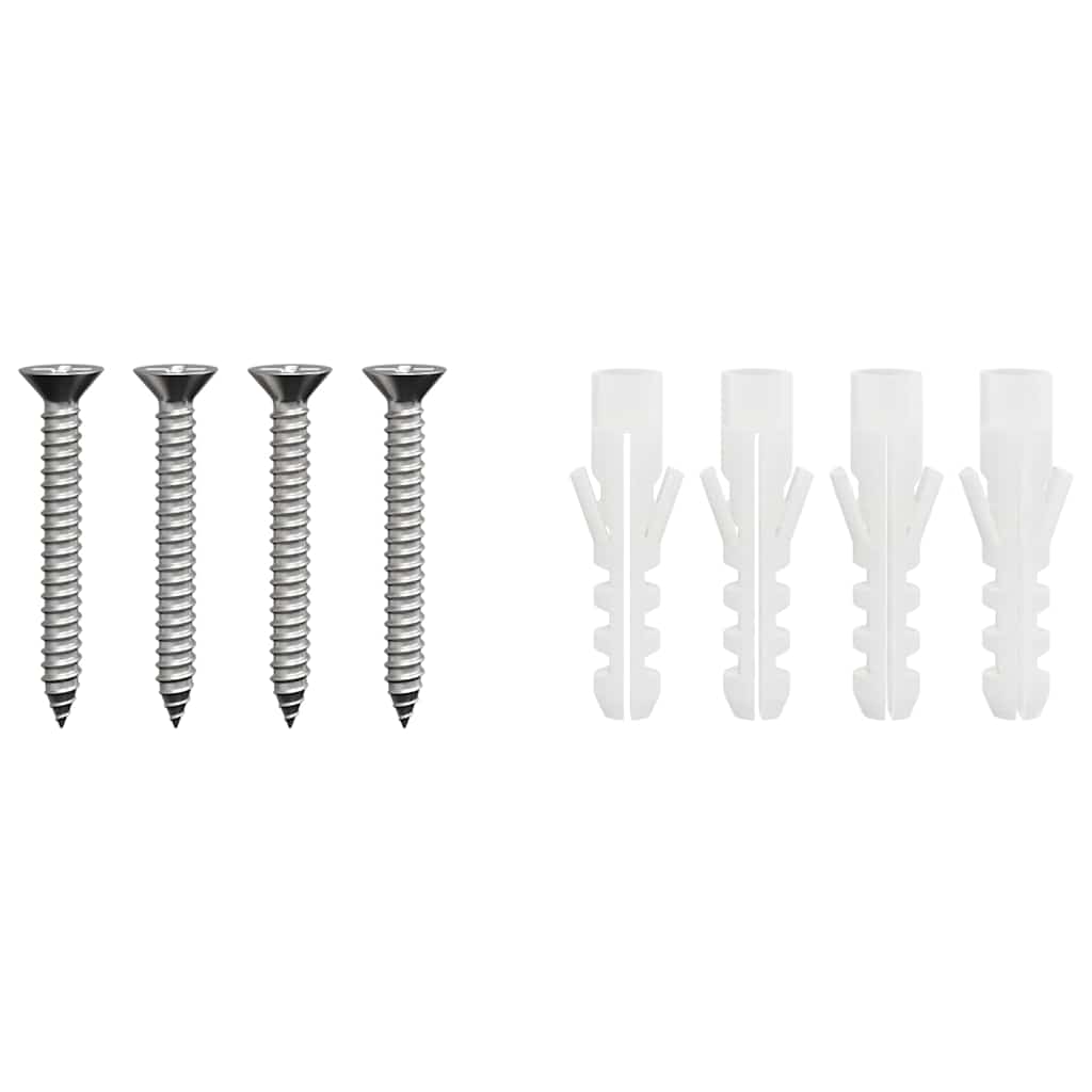 vidaXL Chimney Head Extension Silver 24 x 24 x 50 cm Stainless Steel 5