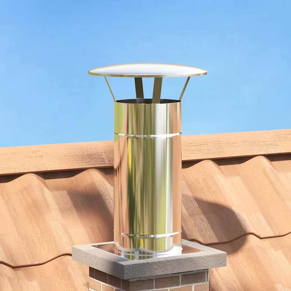 Chimney Silver Stainless Steel