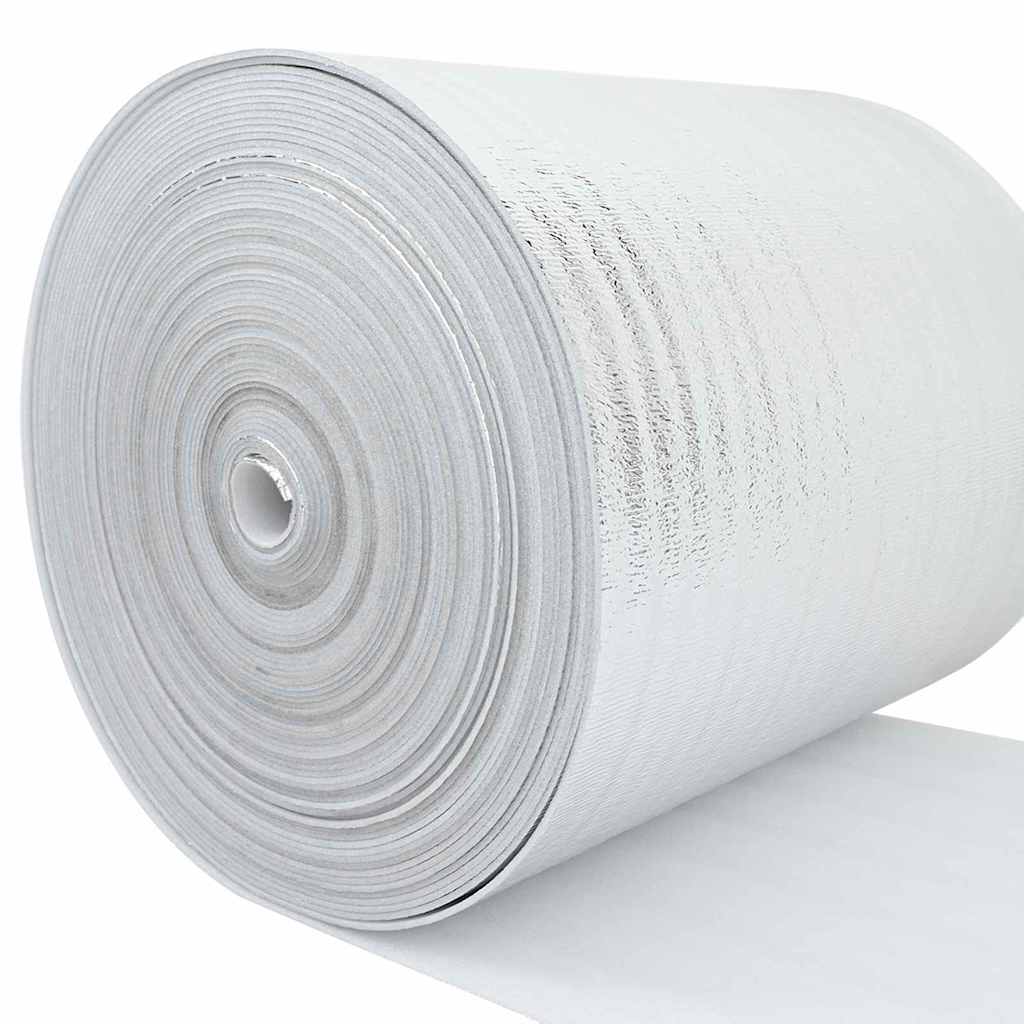 vidaXL Radiator Heat Reflector Silver 10 x 1 m Polyethylene 2