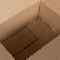 vidaXL Folding Box 50 pcs Natural 30 x 21.5 x 14 cm Cardboard 4