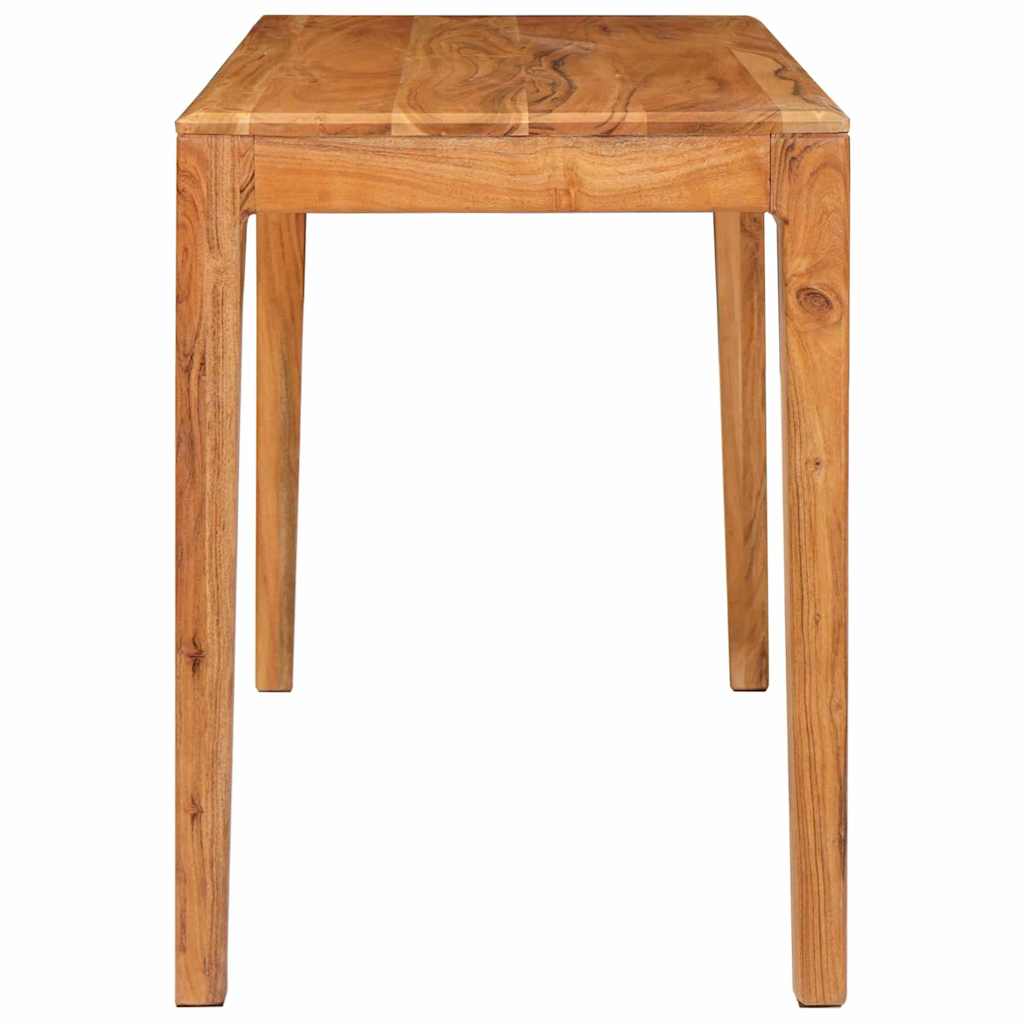 vidaXL Dining Table 110 x 55 x 76 cm Solid Acacia Wood Brown 5