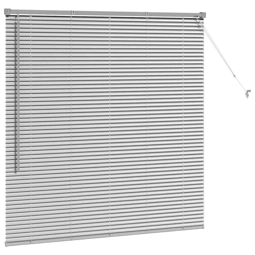 vidaXL Venetian Blinds Silver 130 x 125 cm Aluminium 5