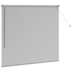 vidaXL Venetian Blinds Silver 130 x 140 cm Aluminium 5