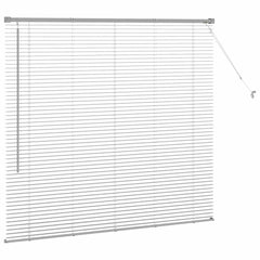 vidaXL Venetian Blinds Silver 130 x 140 cm Aluminium 6