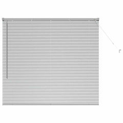 vidaXL Venetian Blinds Silver 130 x 140 cm Aluminium 2