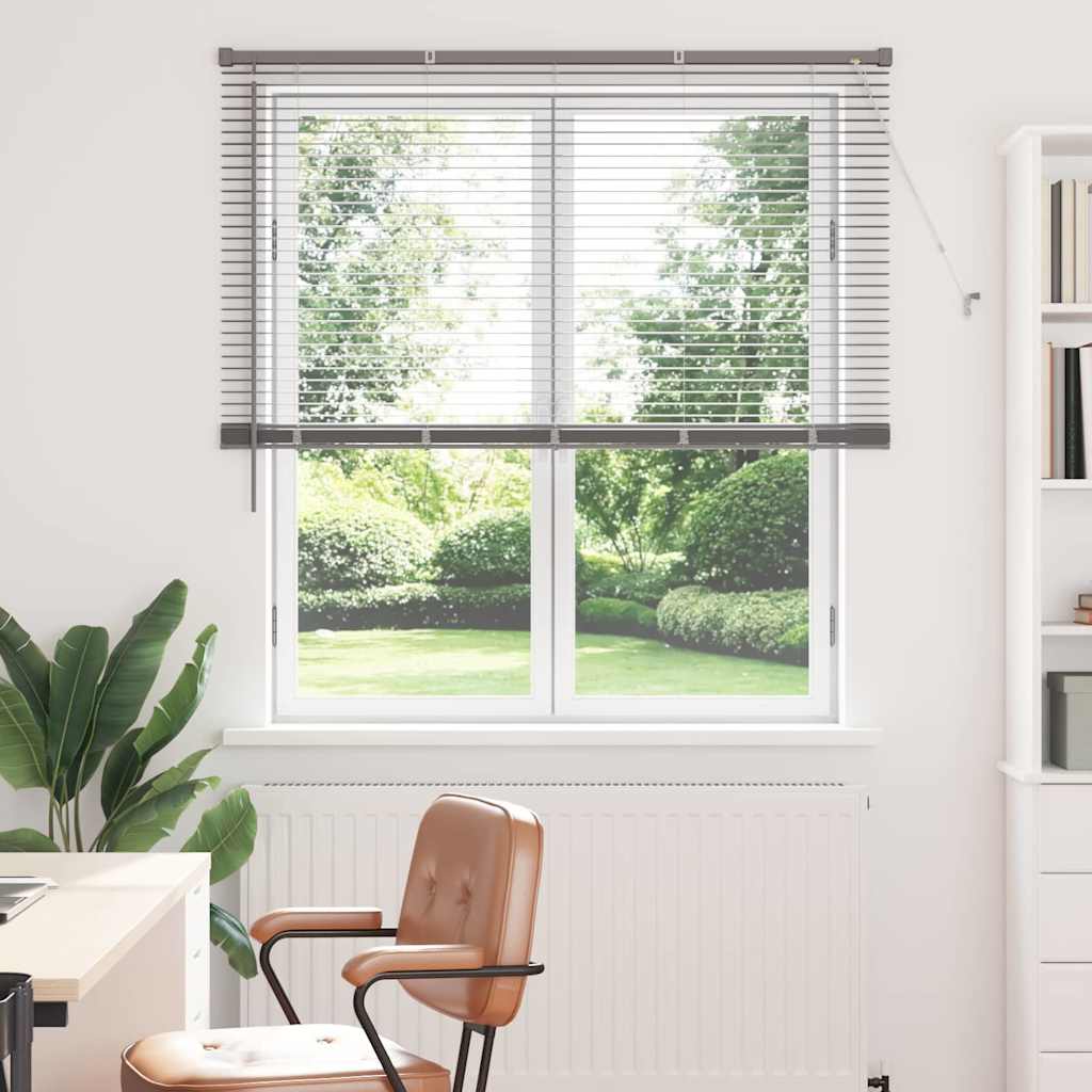 vidaXL Venetian Blinds Silver 175 x 135 cm Aluminium 1