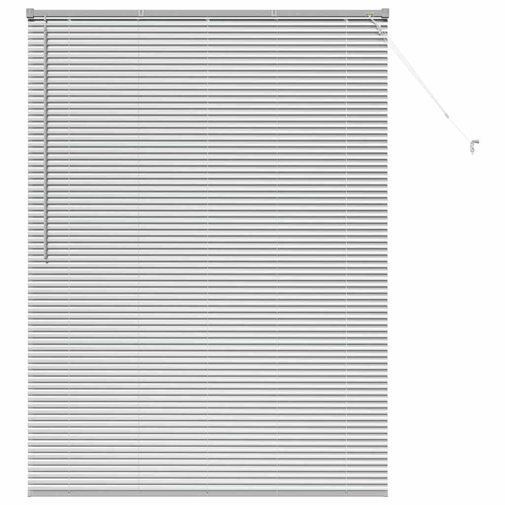 vidaXL Venetian Blinds Silver 175 x 135 cm Aluminium 2