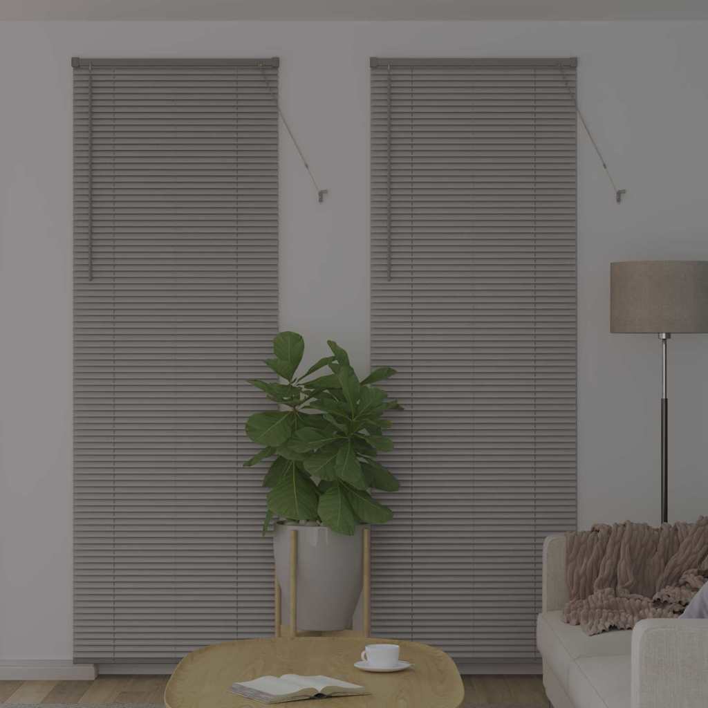 vidaXL Venetian Blinds Silver 220 x 80 cm Aluminium 3
