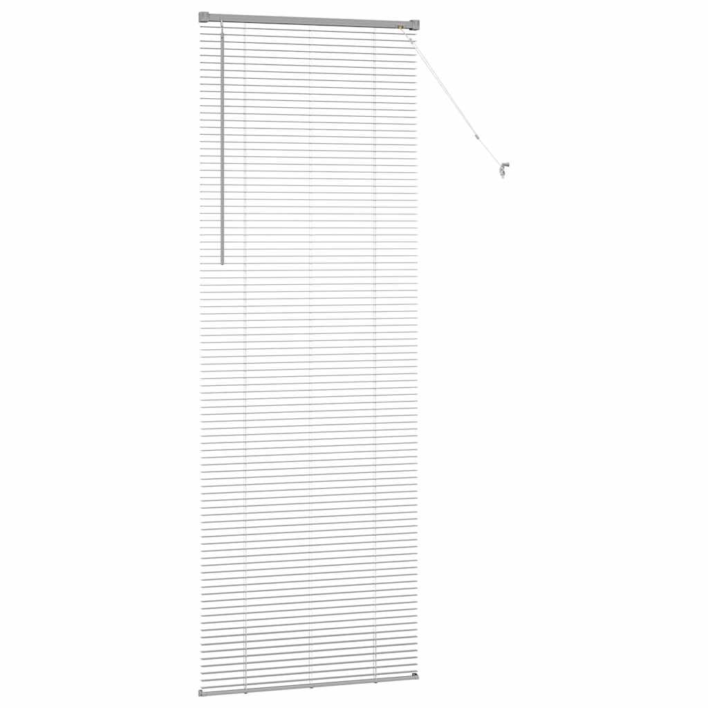 vidaXL Venetian Blinds Silver 220 x 80 cm Aluminium 6